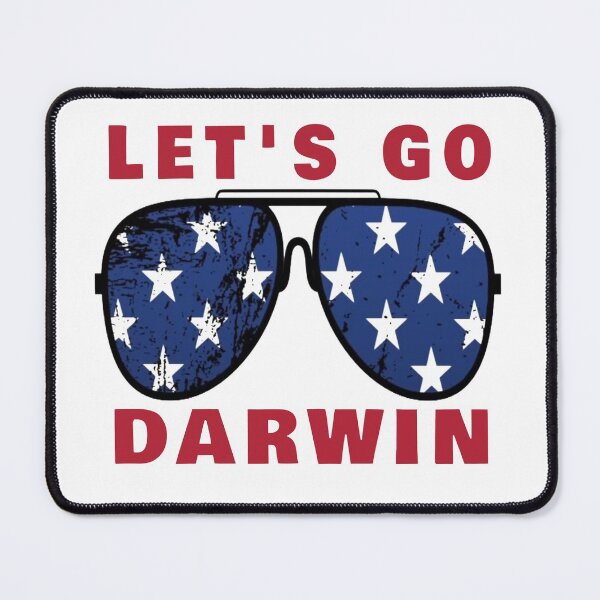 Item preview, Let's Go Darwin - Funny Sarcastic Saying designed and sold by Delandor.