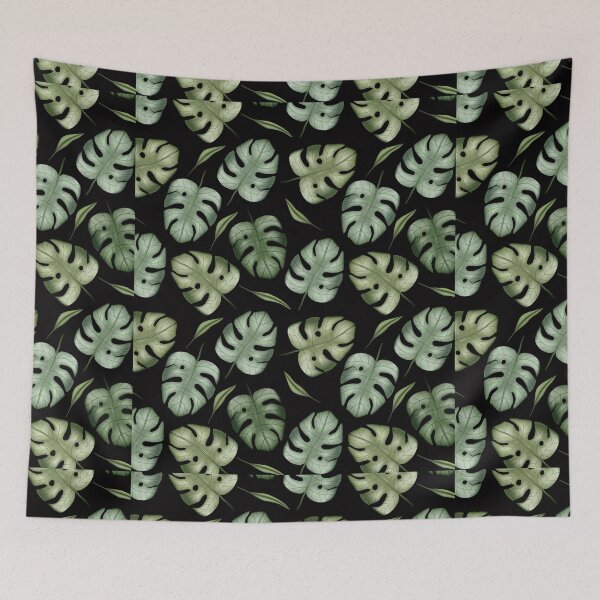 Item preview, Monstera leaf evergreen leaf designed and sold by Rahke.