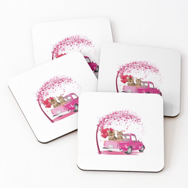 Item preview, Bengal cat Truck Valentine Gift designed and sold by Anderson456.