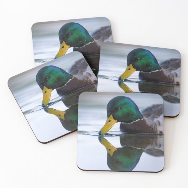 Item preview, Portrait of a male mallard designed and sold by Stefan Rotter.