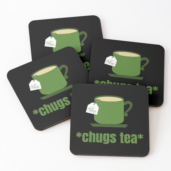 Item preview, *Chugs Tea* Funny Tea Meme designed and sold by Nathalie Aynié.