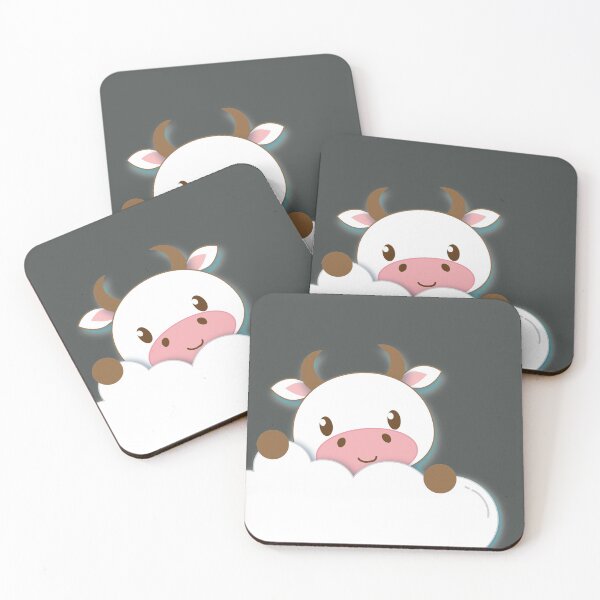 Item preview, Cute Cow on a Cloud designed and sold by ZennicDesigns.