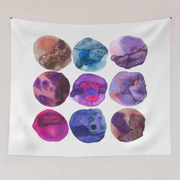 Item preview, Watercolor Circles Perfect Gift for Watercolor Artists designed and sold by Nathalie Aynié.