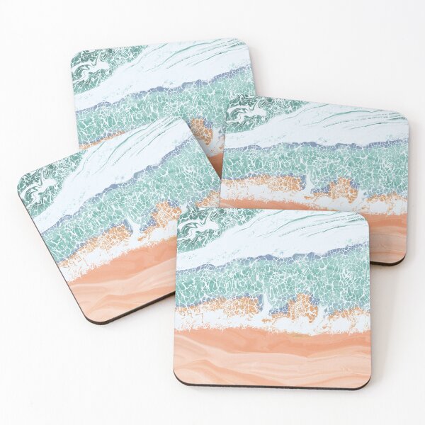 Item preview, beautiful sea and beach,orange and cyan,paradise designed and sold by alinashu.