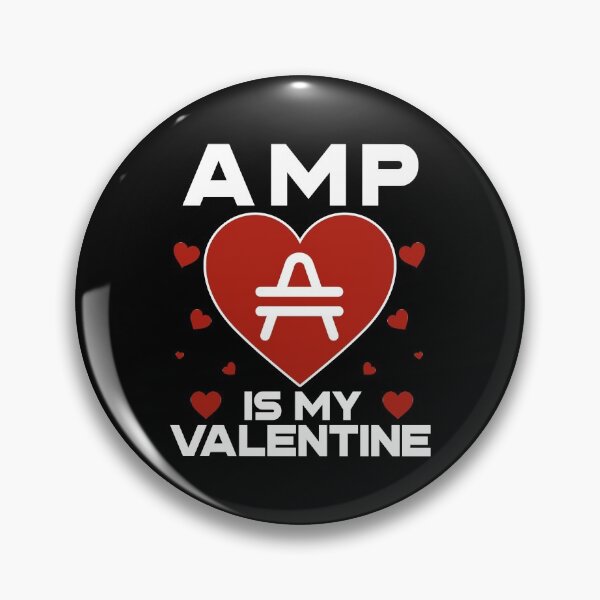Item preview, AMP Is My Valentine Coin To The Moon Crypto Token Cryptocurrency Blockchain Wallet HODL designed and sold by AdamRoberts90.