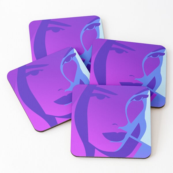 Item preview, Blue and pink Girl Art designed and sold by Tshirtstory.