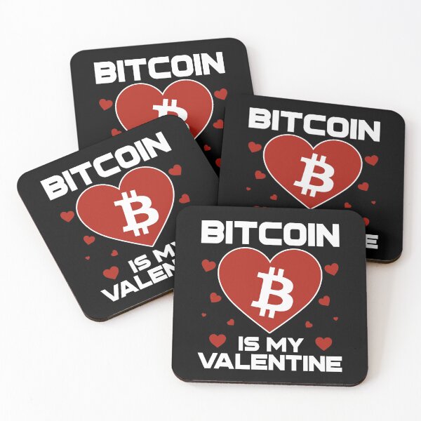 Item preview, Bitcoin Is My Valentine BTC Coin To The Moon Crypto Token Cryptocurrency Blockchain Wallet HODL designed and sold by AdamRoberts90.