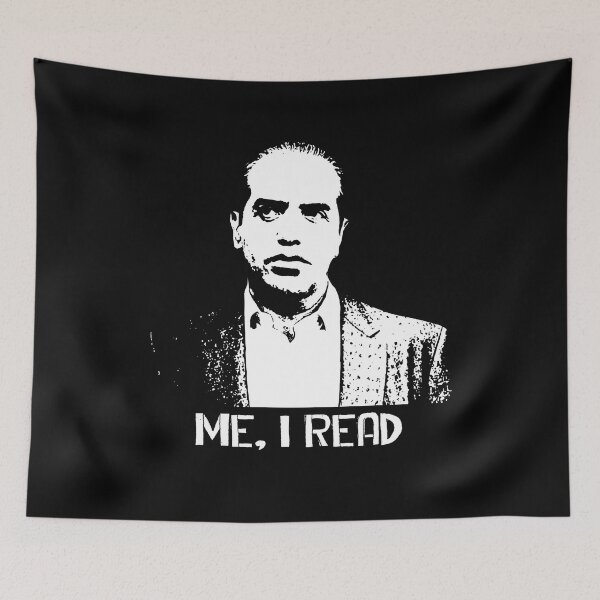 Item preview, Me, i read character man poster designed and sold by Barros1164.