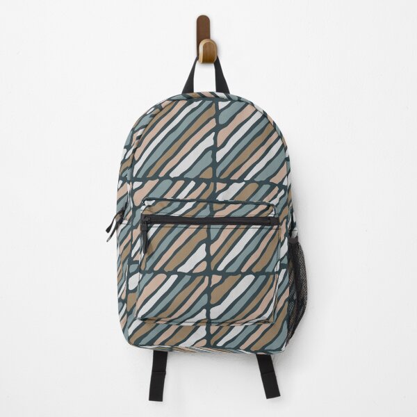 Item preview, Blocks and lines (navy, brown and beige) designed and sold by lents.
