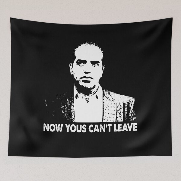 Item preview, Now yous can't leave art retro black and white designed and sold by Barros1164.