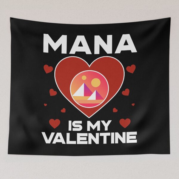 Item preview, Decentraland Is My Valentine MANA Coin To The Moon Crypto Token Cryptocurrency Blockchain Wallet HODL designed and sold by AdamRoberts90.