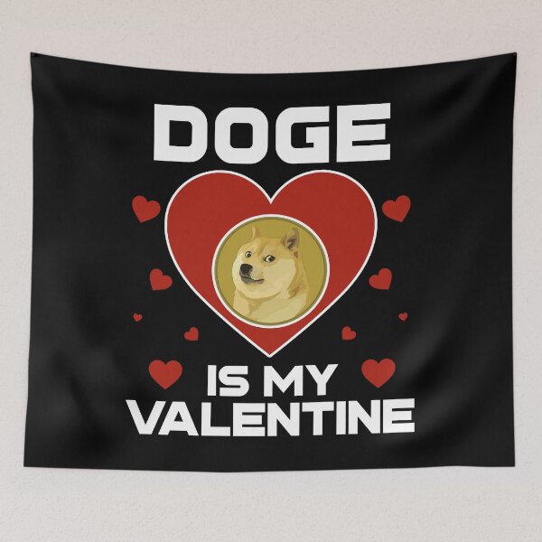 Artikelvorschau, Dogecoin ist mein Valentinsgruß DOGE To The Moon Crypto Token Cryptocurrency Blockchain Wallet HODL entworfen und verkauft von AdamRoberts90.