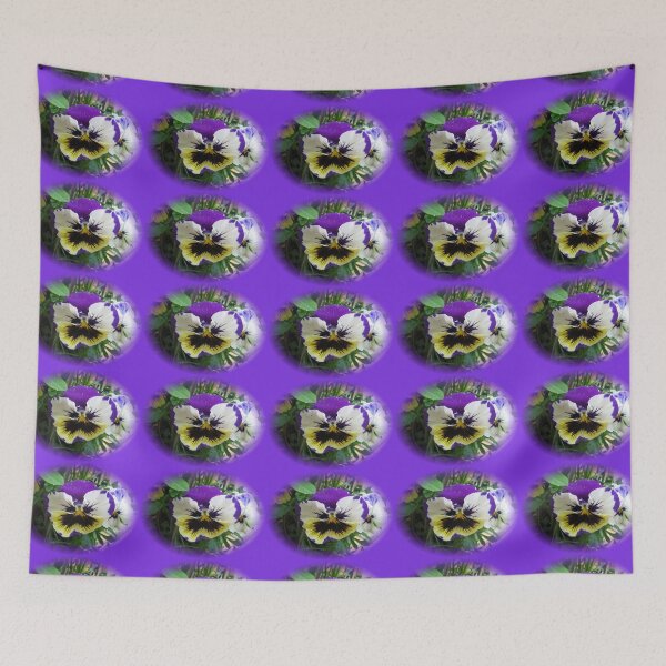 Item preview, Rainy Day Pansy Vignette designed and sold by BlueMoonRose.