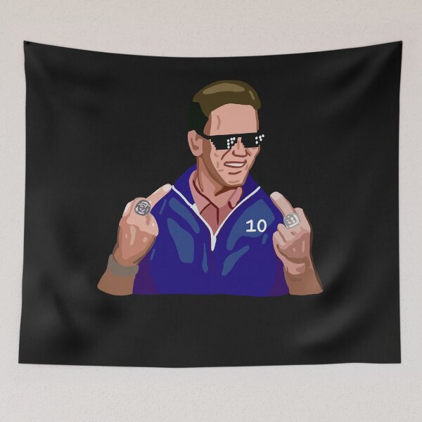 Item preview, Eli Manning Givin The Birds Classic T-Shirt.png designed and sold by GaryJordani.