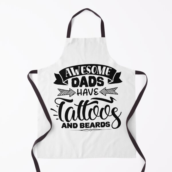 Item preview, Awesome dads have tattoos and beards designed and sold by Best-Designers.