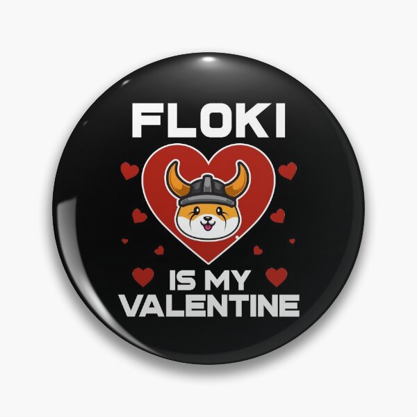 Item preview, Floki Inu Is My Valentine Coin To The Moon Crypto Token Cryptocurrency Blockchain Wallet HODL designed and sold by AdamRoberts90.