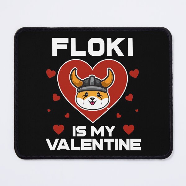 Item preview, Floki Inu Is My Valentine Coin To The Moon Crypto Token Cryptocurrency Blockchain Wallet HODL designed and sold by AdamRoberts90.