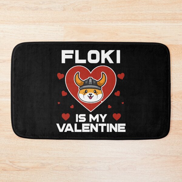 Item preview, Floki Inu Is My Valentine Coin To The Moon Crypto Token Cryptocurrency Blockchain Wallet HODL designed and sold by AdamRoberts90.