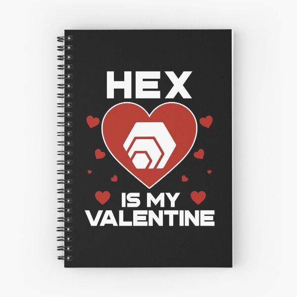 Item preview, HEX Is My Valentine Coin To The Moon Crypto Token Cryptocurrency Blockchain Wallet HODL designed and sold by AdamRoberts90.