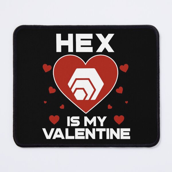 Item preview, HEX Is My Valentine Coin To The Moon Crypto Token Cryptocurrency Blockchain Wallet HODL designed and sold by AdamRoberts90.