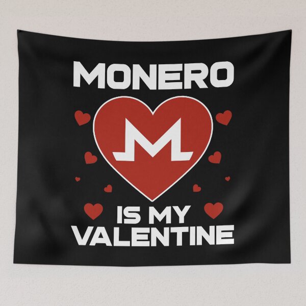 Item preview, Monero Is My Valentine XMR Coin To The Moon Crypto Token Cryptocurrency Blockchain Wallet HODL designed and sold by AdamRoberts90.