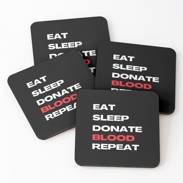 Item preview, Eat Sleep Donate Blood Repeat - National Blood Donor Month designed and sold by AwarenessCloud.