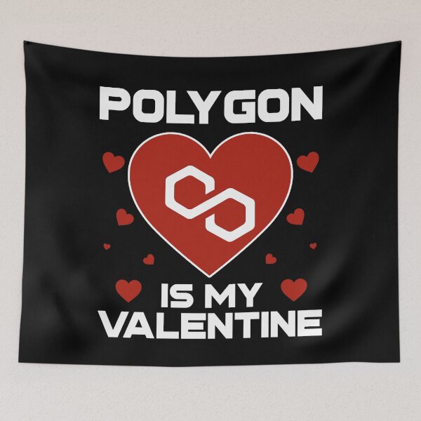 Item preview, Polygon Matic Is My Valentine Coin To The Moon Crypto Token Cryptocurrency Blockchain Wallet HODL designed and sold by AdamRoberts90.