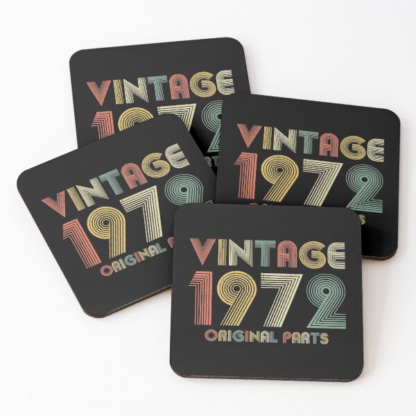 Item preview, Best of 1972 Vintage Retro 50th Birthday Gift for Dad Mom designed and sold by TastefulTees.