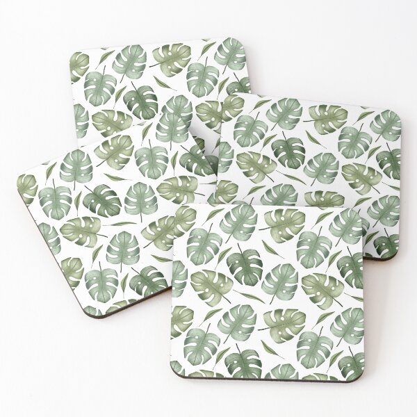 Item preview, Monstera leaf evergreen leaf designed and sold by Rahke.