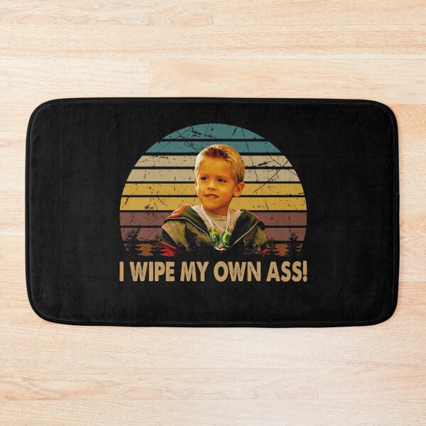 Item preview, I wipe my own ass poster art character vintage designed and sold by Barros1164.