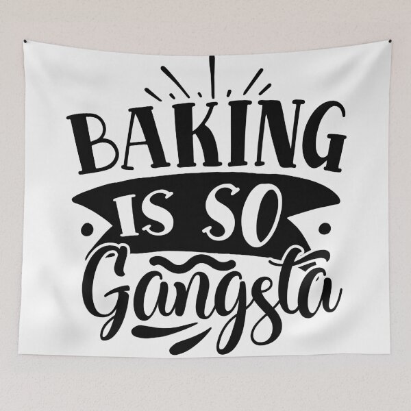 Item preview, baking is so gangsta designed and sold by Best-Designers.