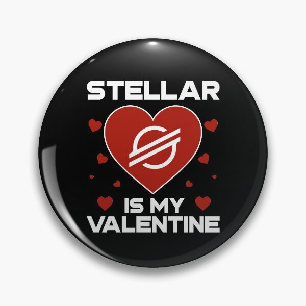 Item preview, Stellar Is My Valentine XLM Coin To The Moon Crypto Token Cryptocurrency Blockchain Wallet HODL designed and sold by AdamRoberts90.