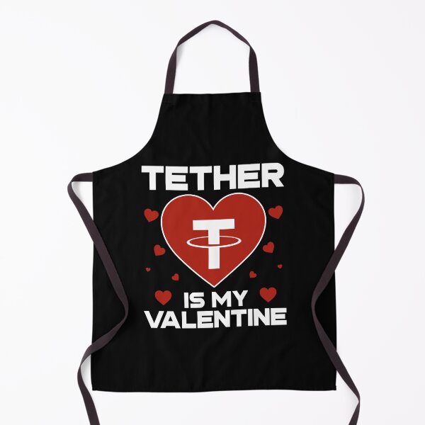 Item preview, Tether Is My Valentine USDT Coin To The Moon Crypto Token Cryptocurrency Blockchain Wallet HODL designed and sold by AdamRoberts90.