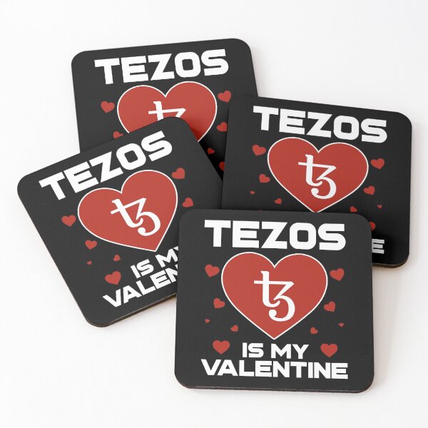 Item preview, Tezos Is My Valentine XTZ Coin To The Moon Crypto Token Cryptocurrency Blockchain Wallet HODL designed and sold by AdamRoberts90.