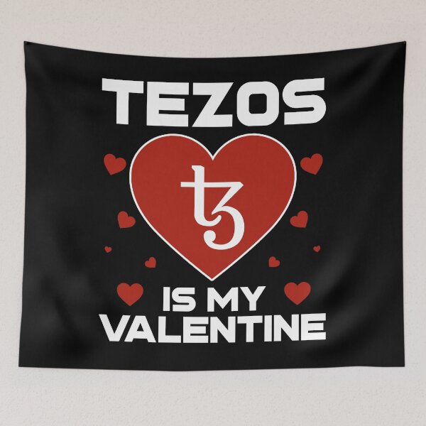 Item preview, Tezos Is My Valentine XTZ Coin To The Moon Crypto Token Cryptocurrency Blockchain Wallet HODL designed and sold by AdamRoberts90.