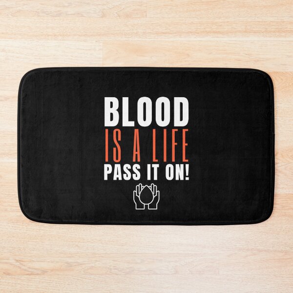 Item preview, Blood Is A Life Pass It On  - National Blood Donor Month designed and sold by AwarenessCloud.