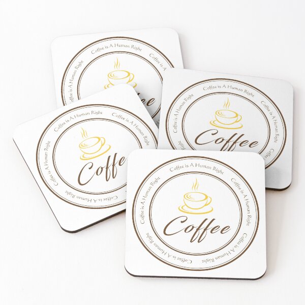 Item preview, Coffee is a human right sign or symbol designed and sold by ZieProject.