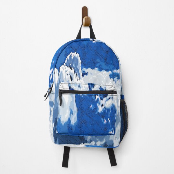 Item preview, White clouds in the blue sky color art  designed and sold by artdragongift 15.