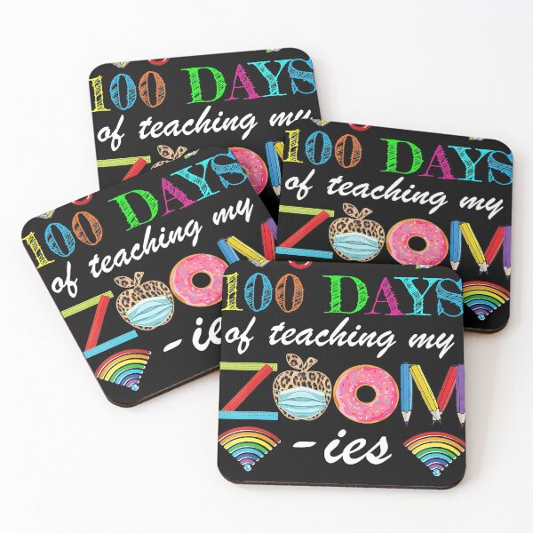 Item preview, 100 Days of School Teaching My Zoom-ies Virtual Teacher designed and sold by AaronWeedo.