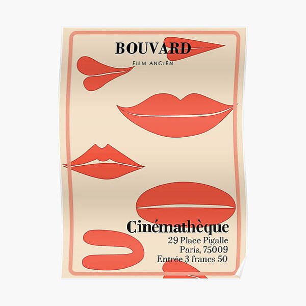Bouvard French Retro Poster
