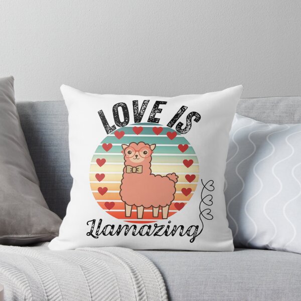 Item preview, Love is Llamazing-Cute llama loves with hearts designed and sold by AmeliaStore1.