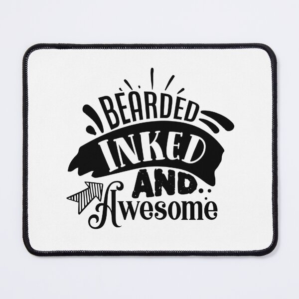 Item preview, Bearded inked and awesome designed and sold by Best-Designers.