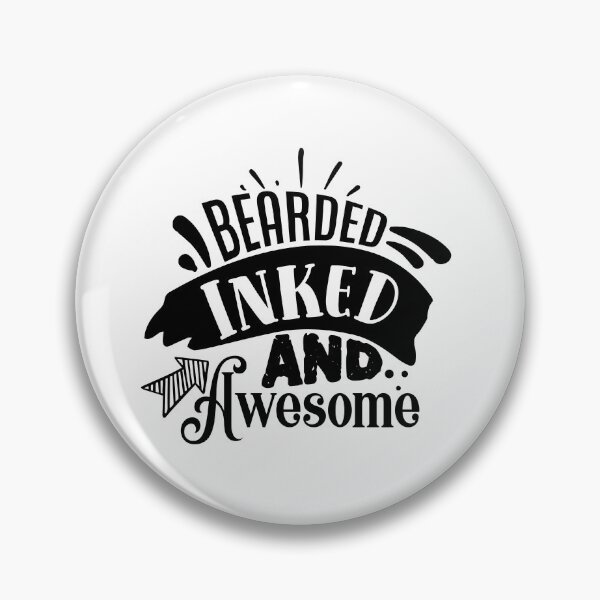 Item preview, Bearded inked and awesome designed and sold by Best-Designers.