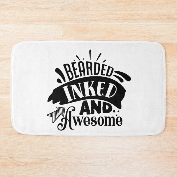 Item preview, Bearded inked and awesome designed and sold by Best-Designers.