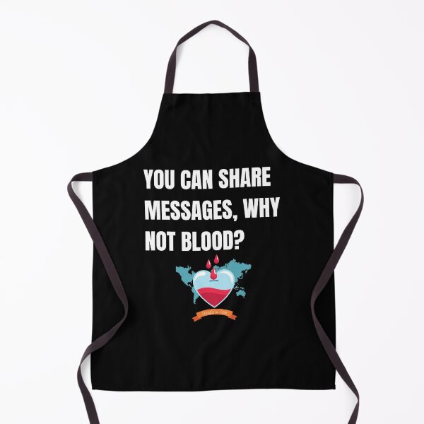 Item preview, You can share messages why not blood - National Blood Donor Month - Blood Donation Awareness designed and sold by AwarenessCloud.