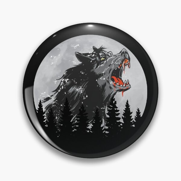 Item preview, Werewolf Head Moon Full Moon Werewolf Howling Werewolf Gear designed and sold by DynamicDesign.