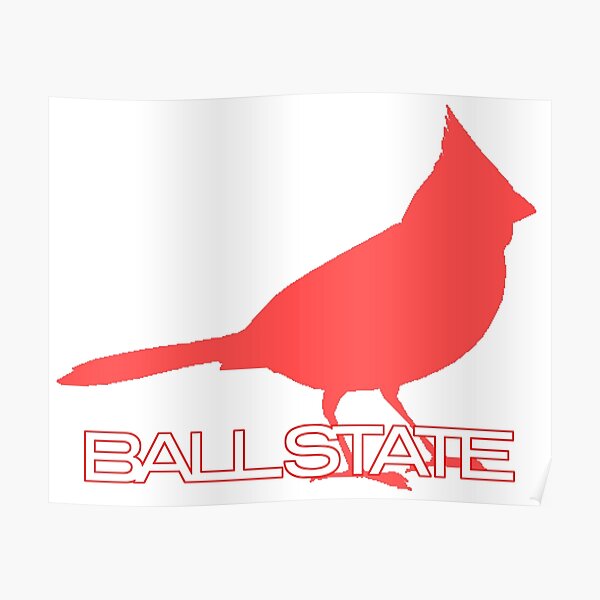 Ball State Vintage Charlie Cardinal White Dad Hat | Ball State University