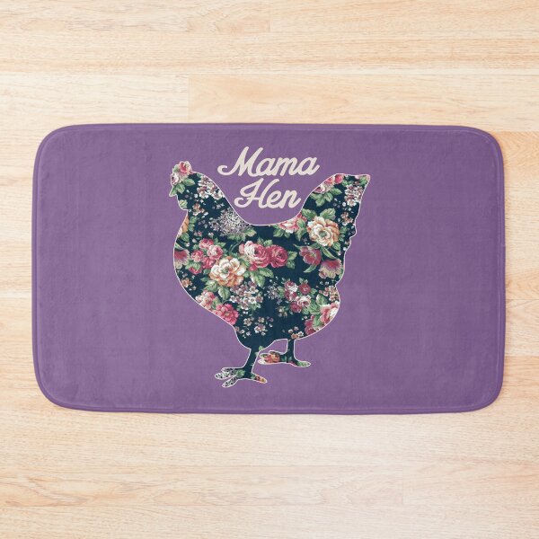 Item preview, Mama Hen Floral Chicken Countrycore Aesthetics Cute Flowers Print for Mom Who Loves Chickens designed and sold by alenaz.