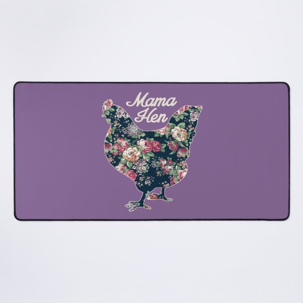 Item preview, Mama Hen Floral Chicken Countrycore Aesthetics Cute Flowers Print for Mom Who Loves Chickens designed and sold by alenaz.