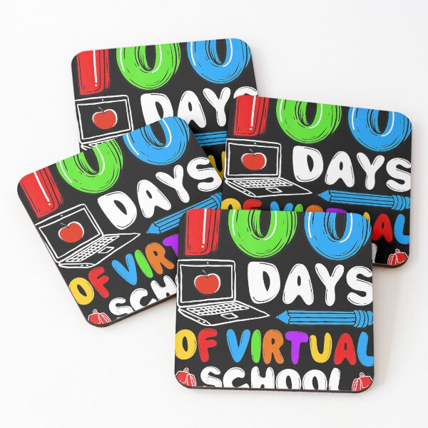 Item preview, 100 Days Of Virtual School - Funny 100th Day Of School 2021 designed and sold by AaronWeedo.